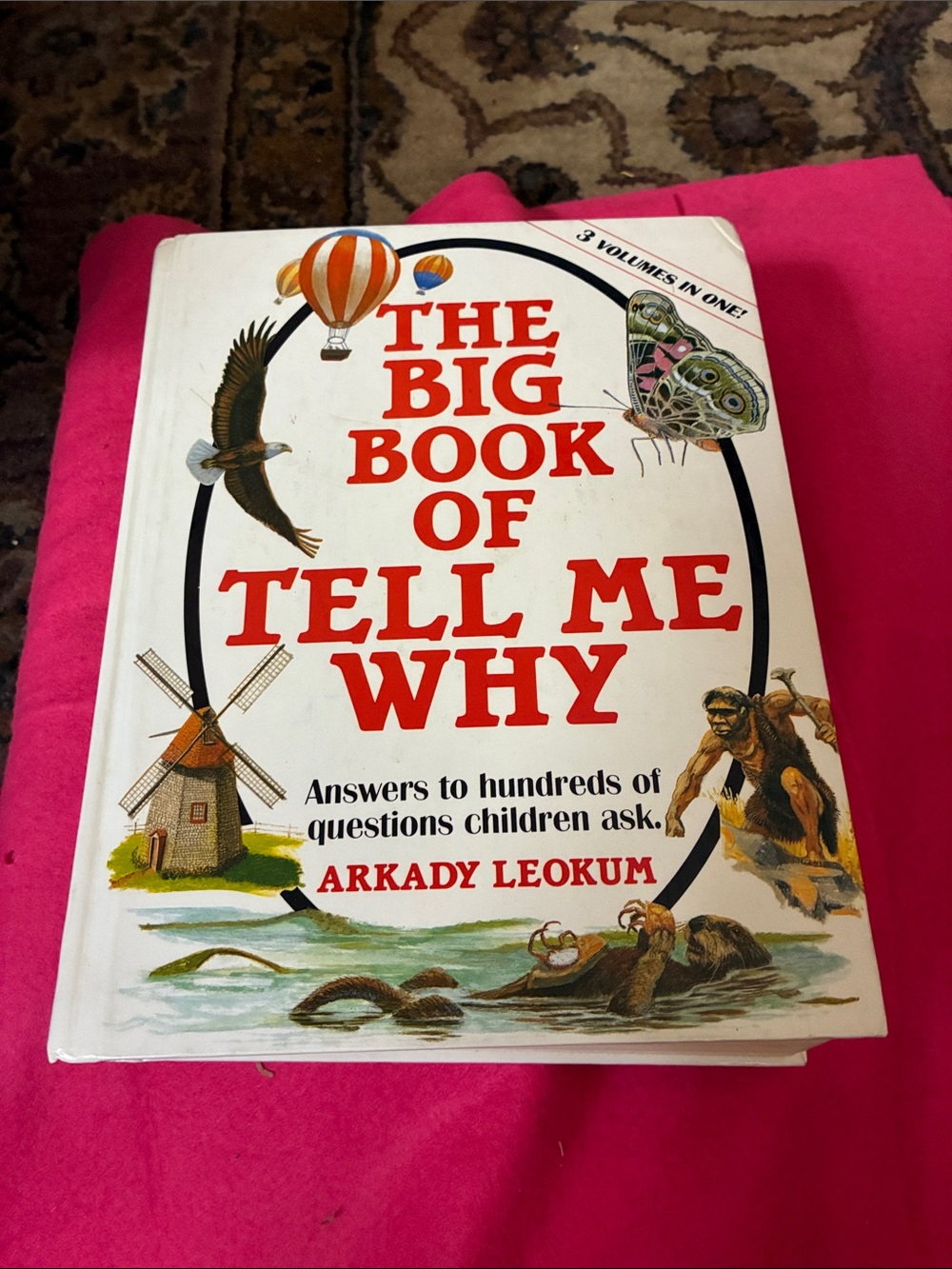 The Big Book of Tell Me Why — White & Red Hardcover 1965!